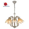 good quality lighting glass with sand hanging chain chandelier