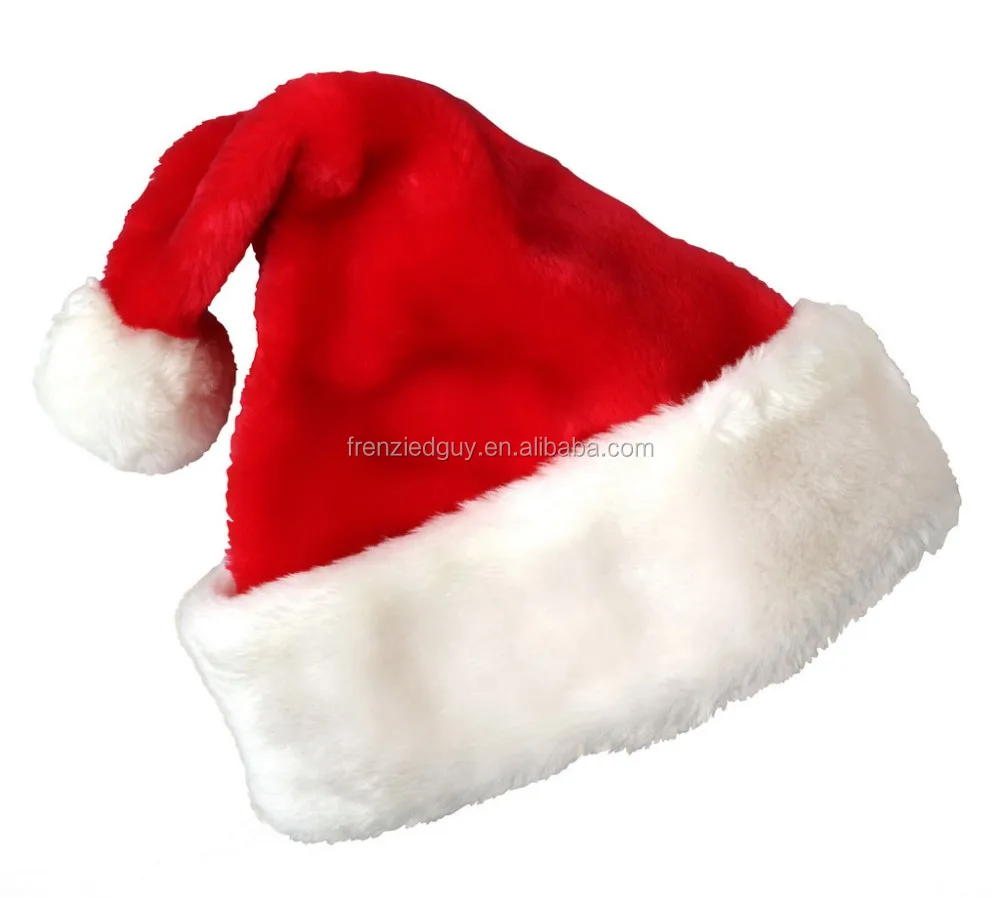 plush purple santa hat