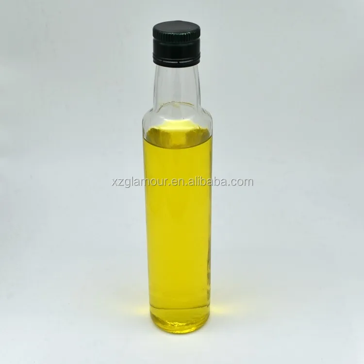 250ml 8oz Black Pepper Sauce Tall Round Glass Bottle Buy 8oz Glass