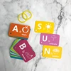 Alphabet Colorful Memory Developmental Enlightenment Playing Taught Knowledge Silicone Board Set Include Plastic Box Storage