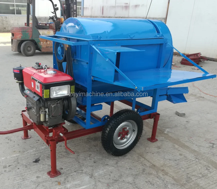 rice thresher design