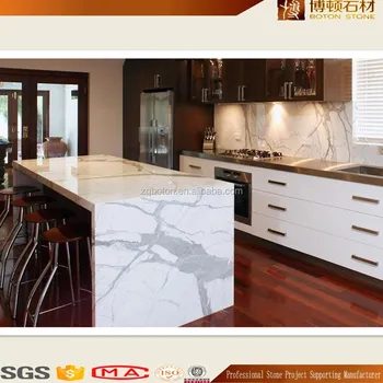 Boton Stone Kitchen Worktop White Calacatta Marble Benchtop Boton Stone Kitchen Worktop White Calacatta Marble Benchtop