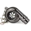 Auto Parts Models Key Fob Bag Car Pendant Ornaments Whistle Sound Turbine Spinning Turbo Turbocharger Keychain