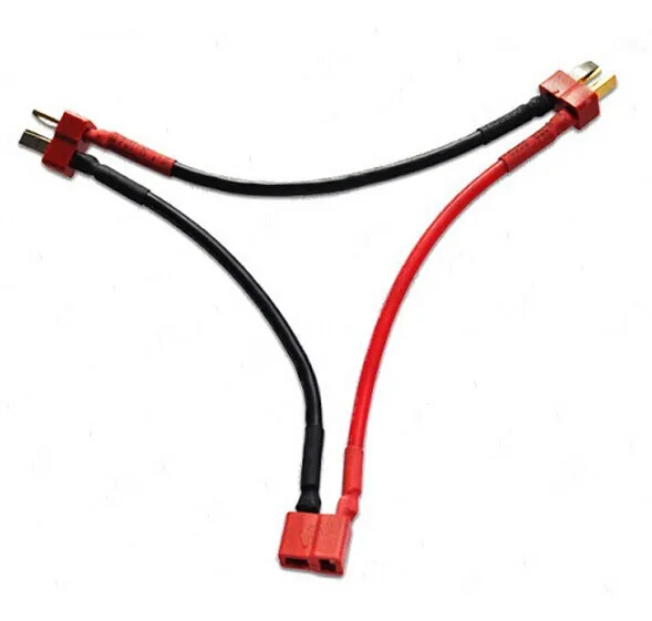 Deans T Plug Y Wire Harness Tplug Series Battery Pack Connector Adapter