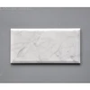 honed carrara white home decoration thin full body natural marble