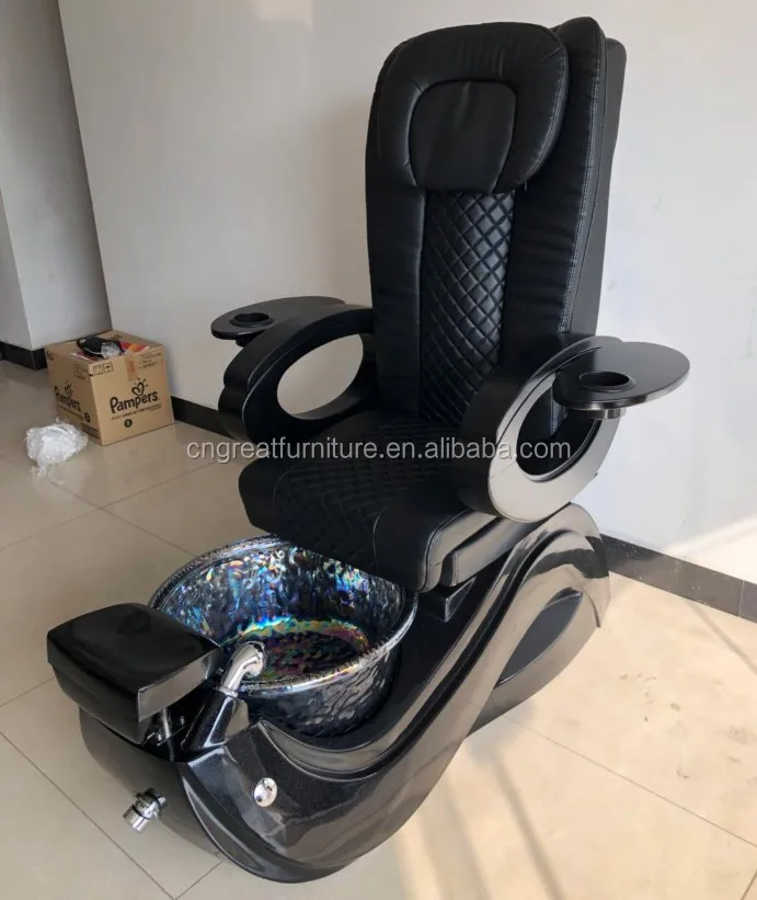 Luxury Glass Bowl Foot Spa Massage Pedicure Chair Buy Pedicure Chair