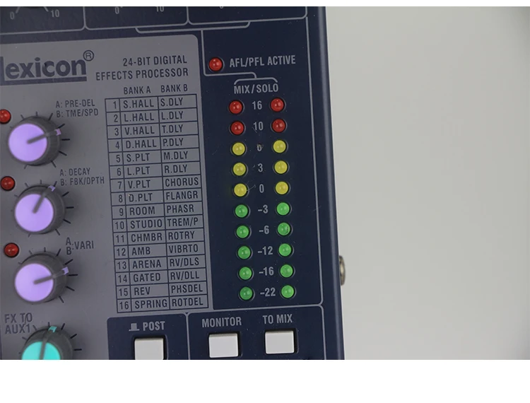 Professional 8 Channel Stereo Audio Mixer