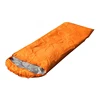 Envelope with cap 3 season outdoor travel sleeping bag adult camping sleeping bag train type for single person