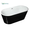 Greengoods Bath Factory 8mm Thickness Fiberglass Black Bathtub