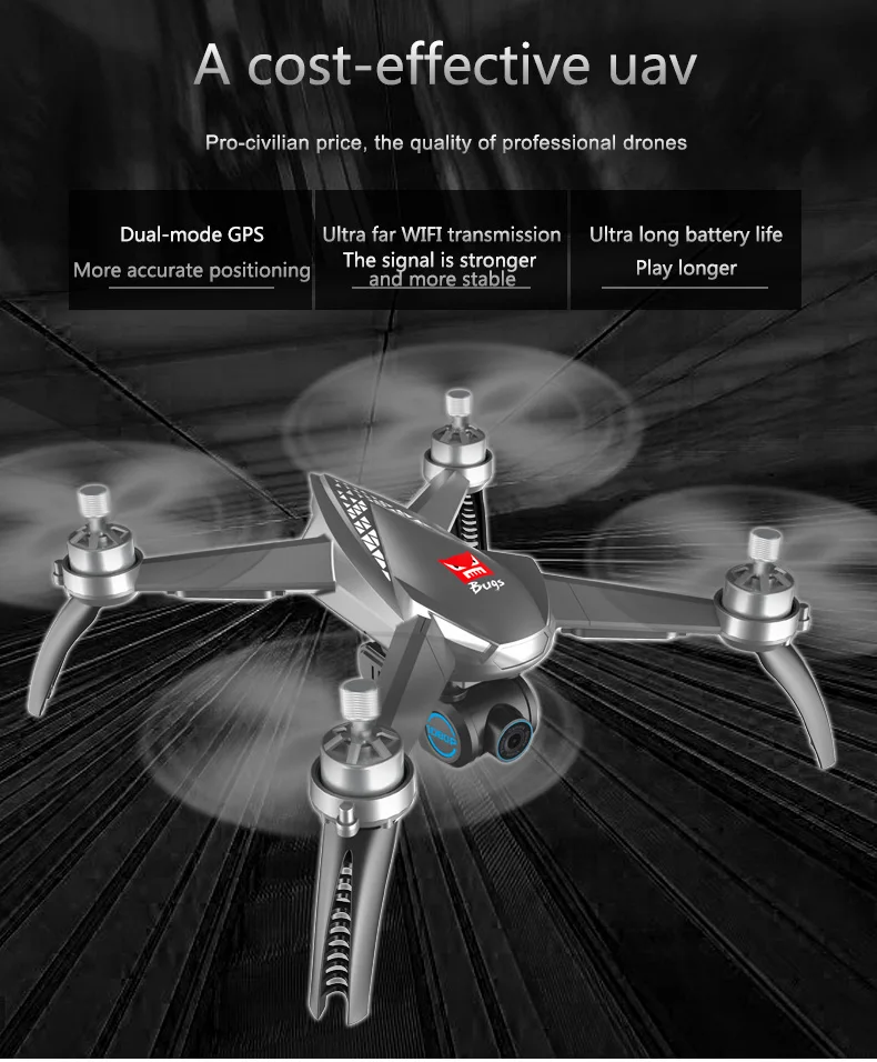 MJX B5W RC drone camera wifi GPS quadcopter Drone 5g wifi One Key Return 4ch follow me dron