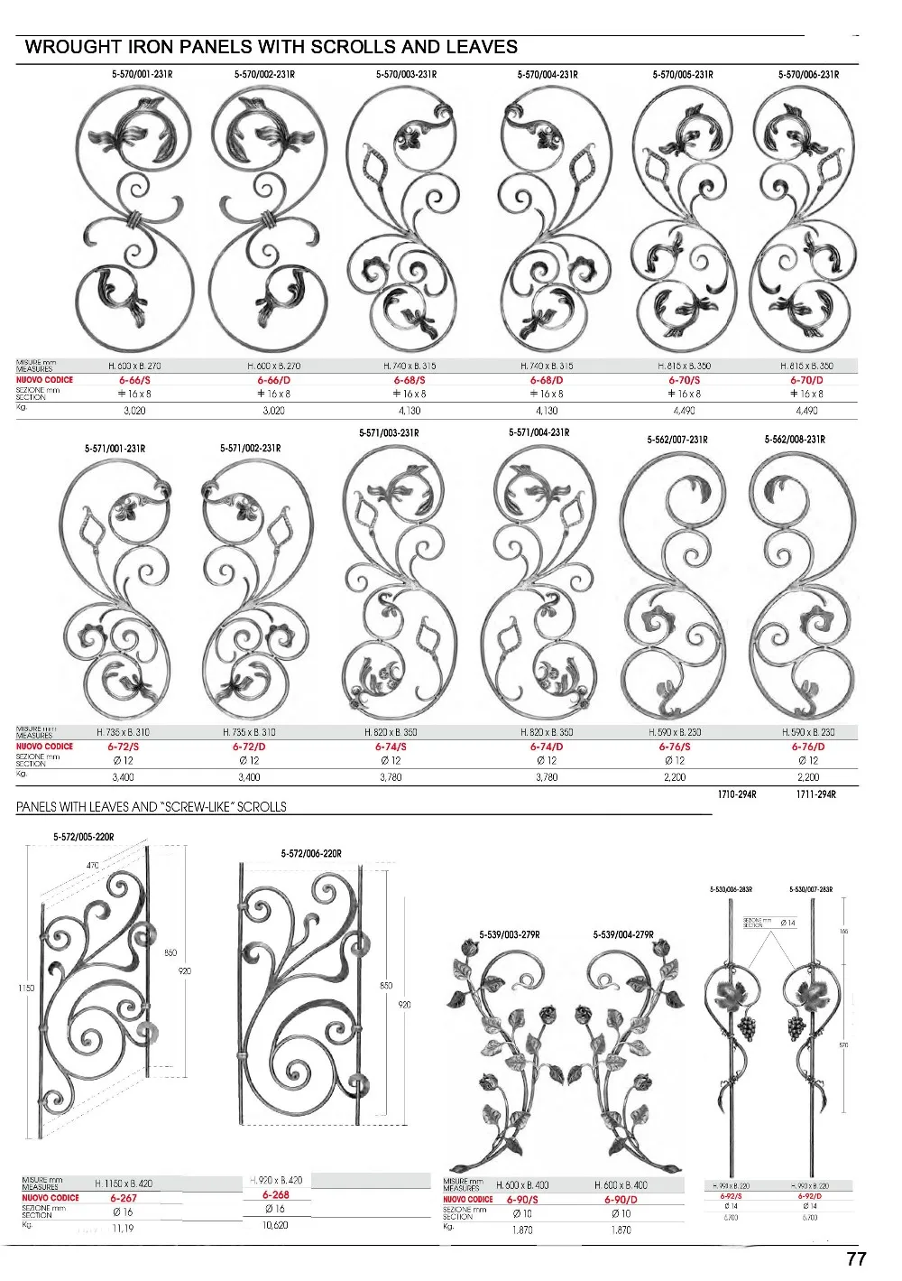 Wrought Iron Reed Panel Rebecca Panels - Elegant Wrought Iron Fencing Solutions