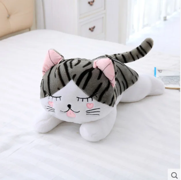 lifelike plush cat