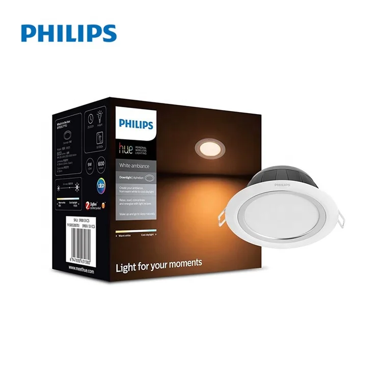 Original PHILIPS HUE down light 59001 59002 round and square downlight 5inch 125mm