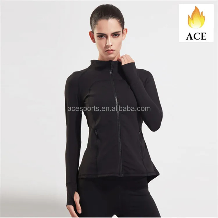 slim fit running jacket