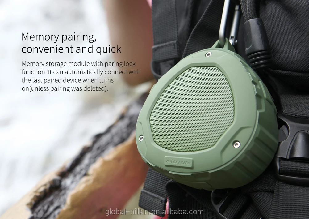 Nillkin wireless audio portable 3W IPX4 outdoor waterproof bluetooth speaker - ANKUX.COM