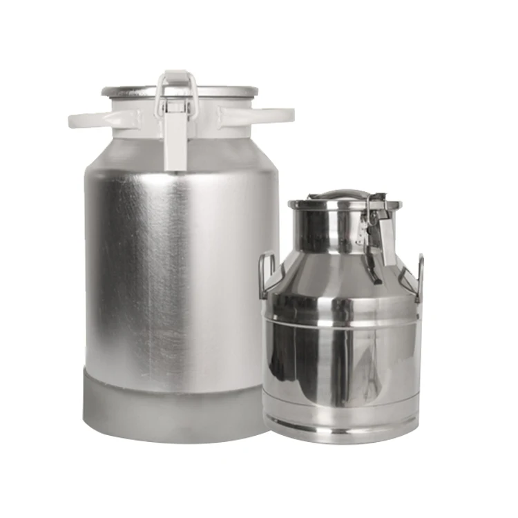 20l 25l 40l 50l Stainless Steel Aluminum Milk Can With Lid For Milk ...