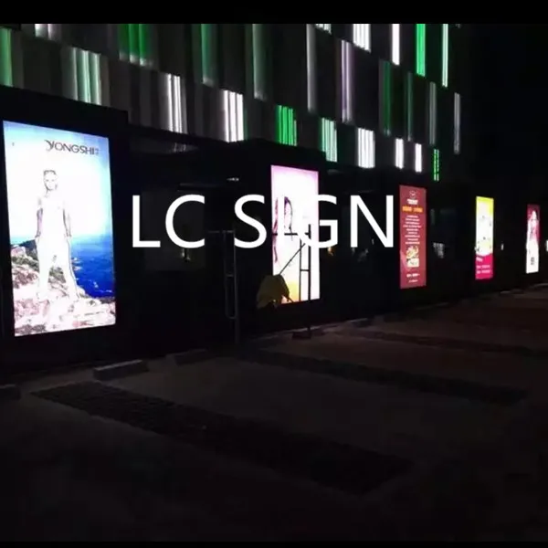 advertising cinematic light box display