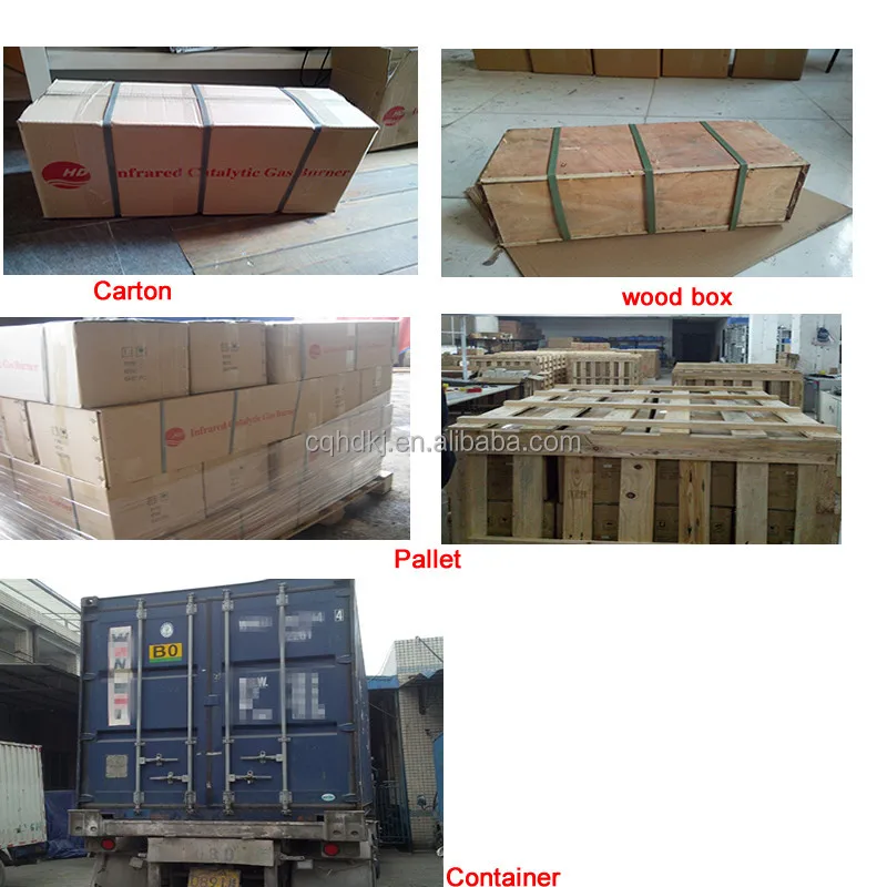 ceramic infrared burner packing