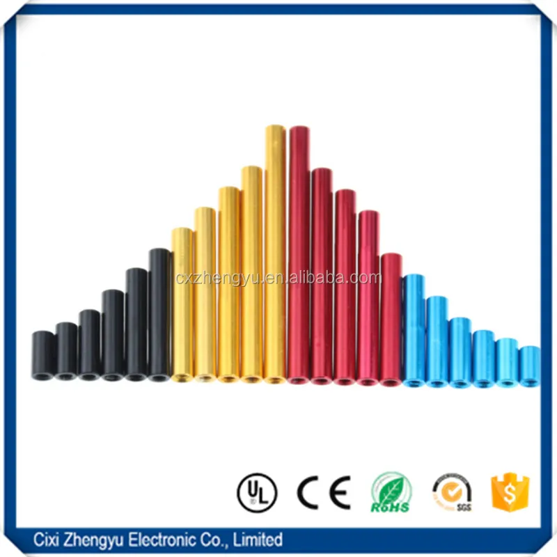 Custom Aluminum Standoff/spacer,Female Threaded Round Standoff,Aluminum