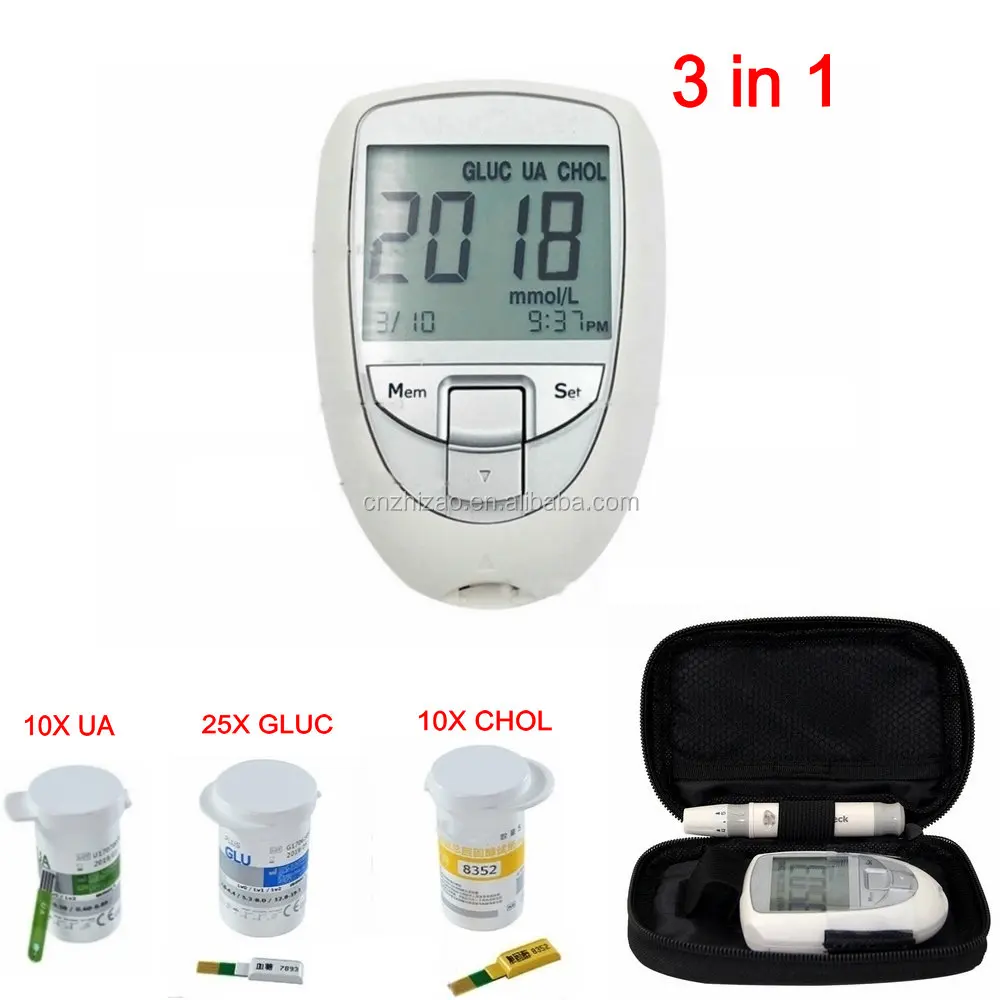 Тест сахара в крови купить. Глюкометр 3 в 1. Измеритель Глюкозы и холестерина. Прибор для измерения холестерина и сахара в крови. Портативный анализатор уровня холестерина крови с тест полосками.