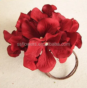 red artificial flowers