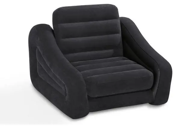 intex 68565np armchair inflatable bed individual