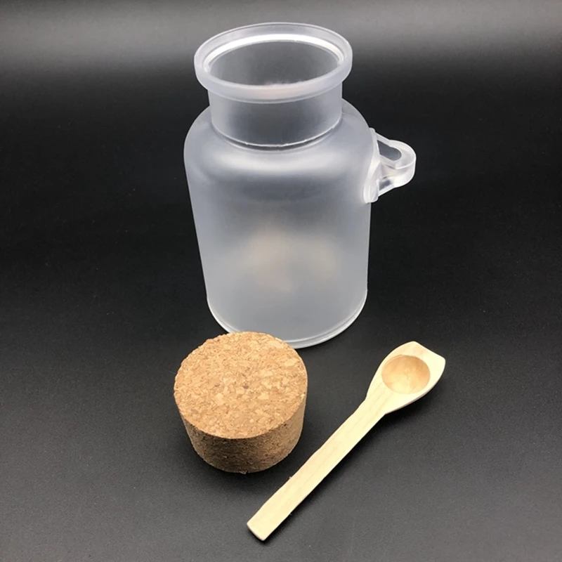 Free Sample 100g 200g 300g 500g Frosted Plastic Bath Salts Bottle