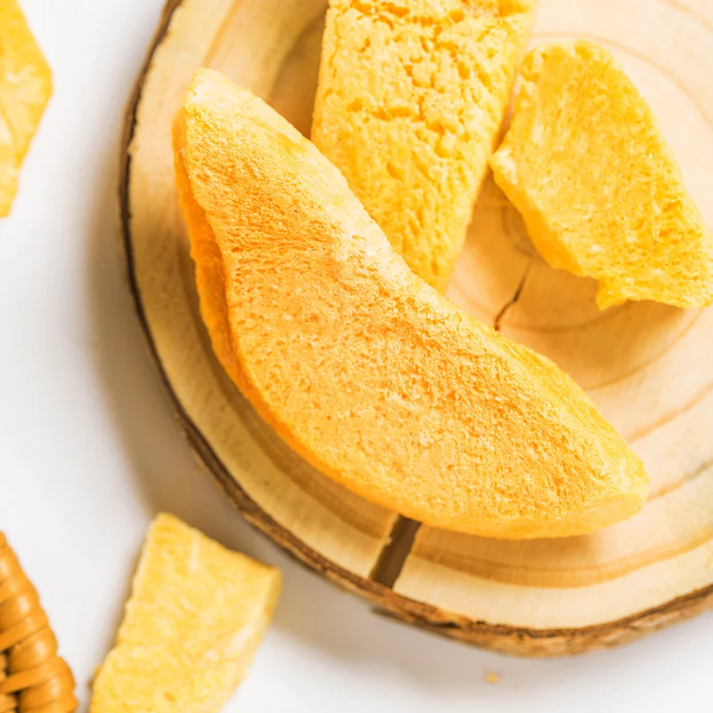 批发芯片零食真空冷冻干燥食品黄桃