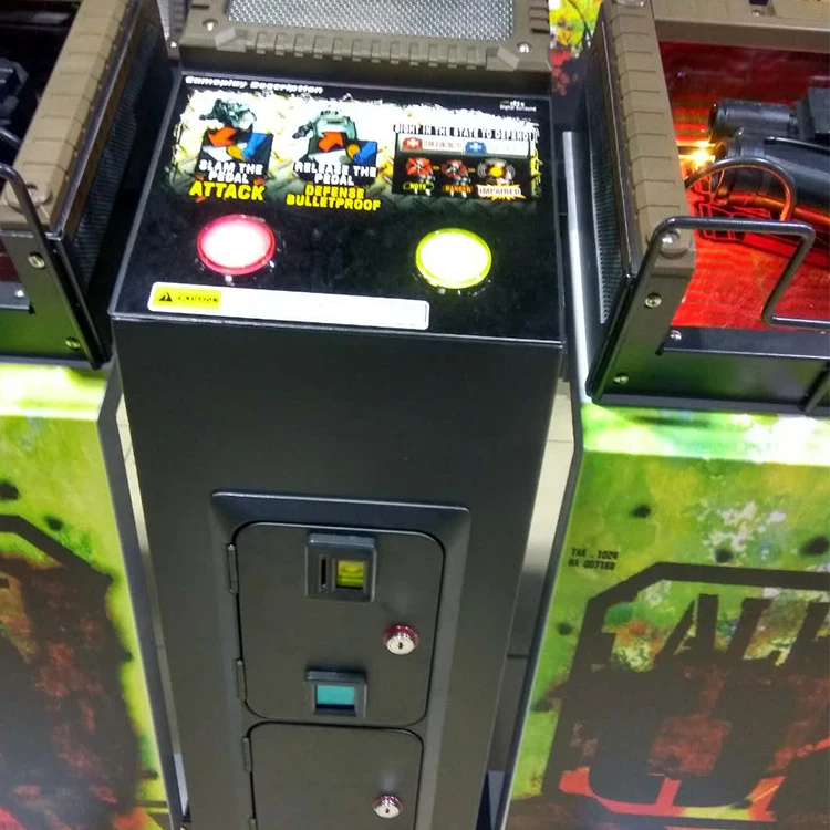 Coin Operated Indoor Target Shooting Video Arcade Game Equipment