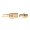 brass male and female square metal pipe hose nipple connector for hose fitting
