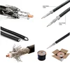 Factory price coaxial cable rg59 rg6 rj6 braided wire satellite dish antenna tv anten kablo