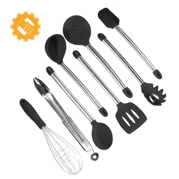 Swiss Home Soft Silicone And Stainless Steel Kit 8 Piece Kitchen