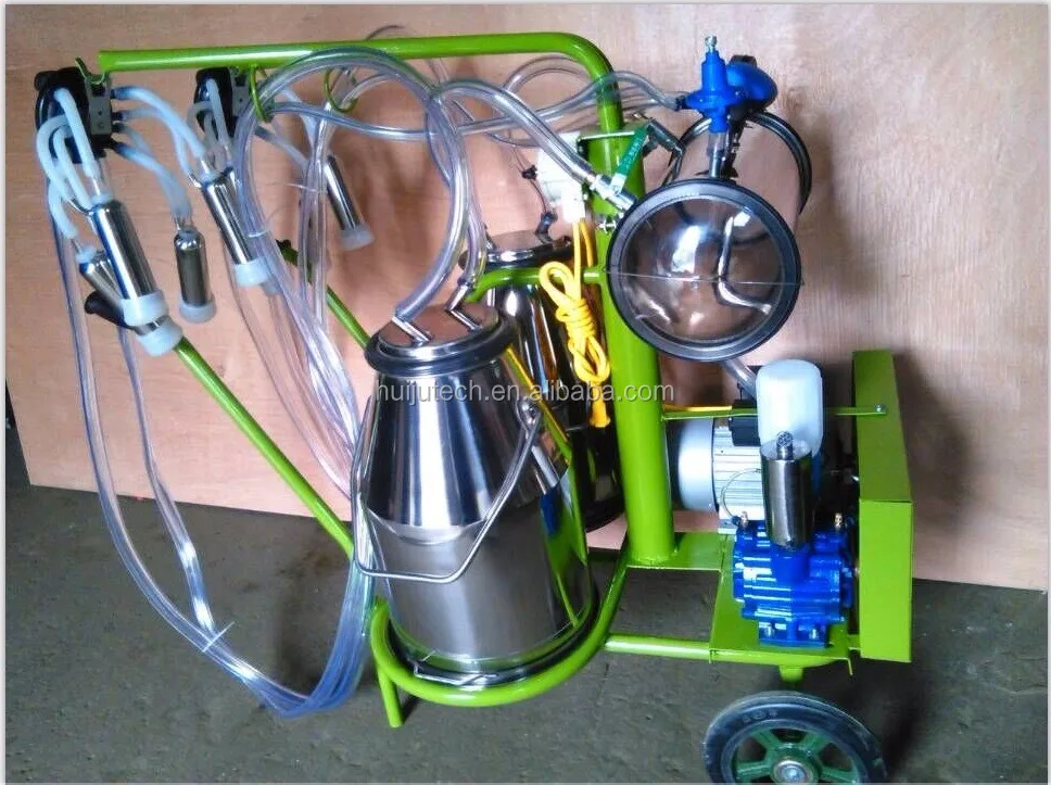 Top Quality High Efficiency Vacuum Milking Machine With Double Barrel Hjcm011 Buy Milking
