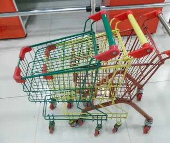 metal toy shopping cart