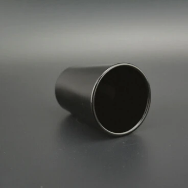 Haonai 60ml 2oz solid black color shot glass.