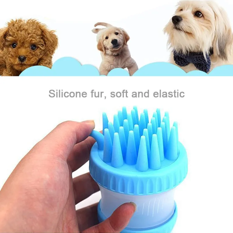 Pet Dog Cat Shower Bathtub Brush Dogs Puppy Cats Bathing Comb Massage ...