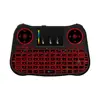 Factory Direct Sell Air Flying Mini Keyboard I8 Upgrade MT08 Seven Backlit Keyboard 2.4G Wireless Touch Remote Controller
