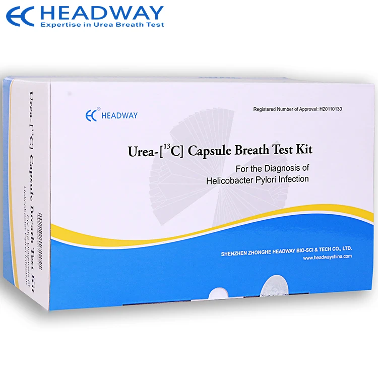 C13 Urea Breath Test Kit For Helicobacter Pylori Rapid Test In Hospital 