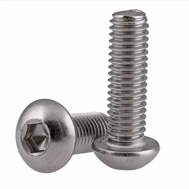 M3.5 A2 A4 Stainless Steel Hex Socket Round Head Screw Iso7380 Buy