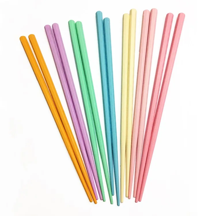 Colorful Plastic Japanese Chopsticks Custom Logo Buy Custom