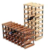 customize oak wood wine cellar rack shelf stand for beer scotch whisky brandy wine tequila liquor rum Cognac gin