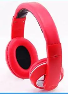 Premium Over-Head Stereo Headphones Hands-Free Headset with Microphone for iPad Mini 3/ iPad Air2/ iPad Mini 2/ iPad Air/ iPad Mini/ iPad 4/ iPod touch 5th generation/ iPad 3 - Red + MYNETDEALS Stylus