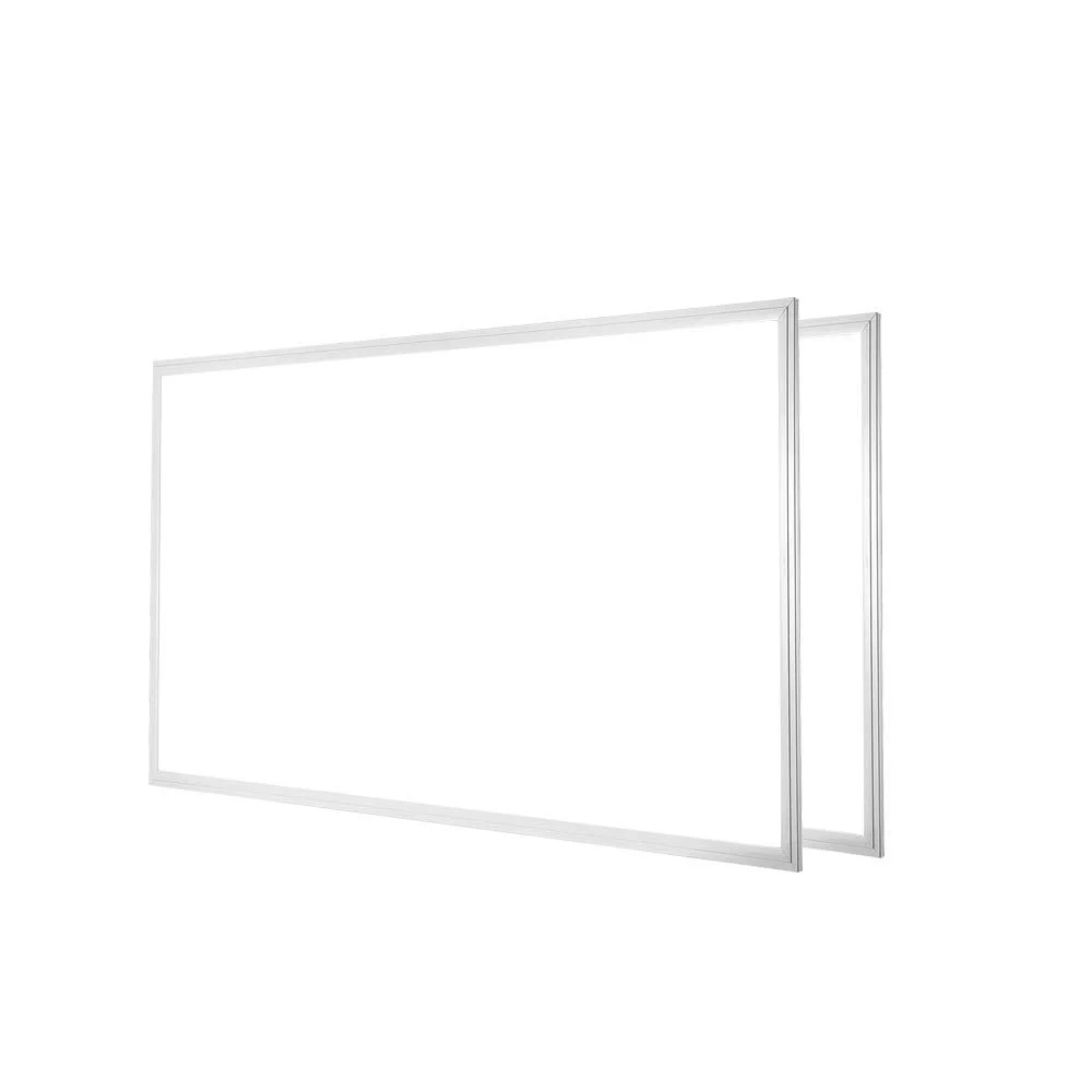 1-10V Dimmable Drop Ceiling Flat Panel, Recessed Edge-Lit Troffer Fixture, 2x4 FT 60W 4000K Flat LED Troffer Panel Light