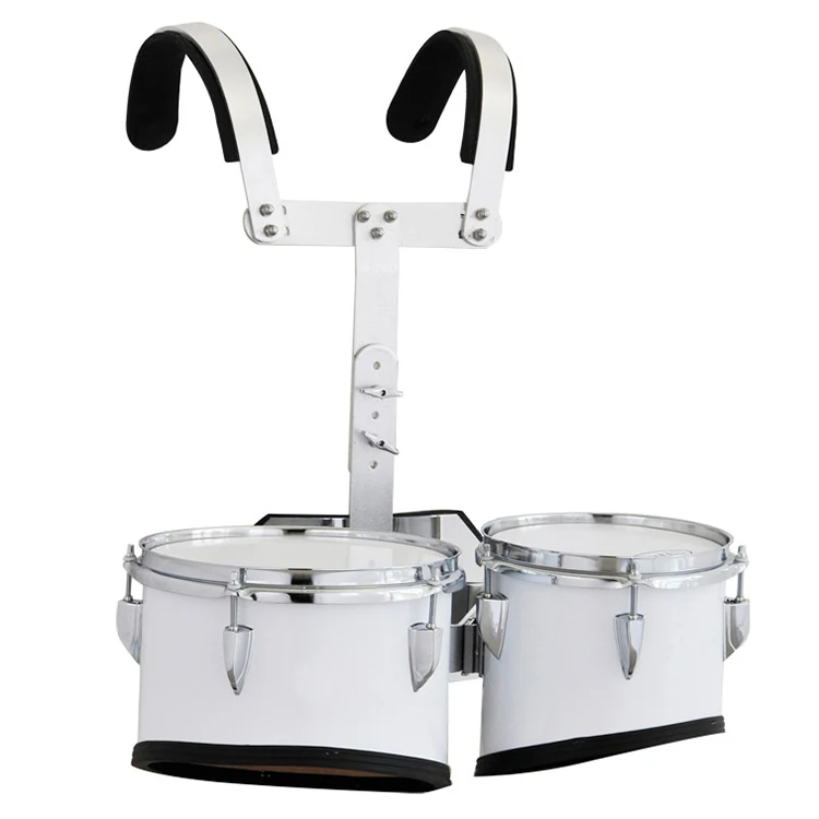 Percussion Musical Instrument Marching Drum with Carrier 2 Drums ...