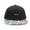 Promotion Custom High Quality Snapback Cap Hat/Fashion Mens Stylish Printed Brim Snapback Wholesale