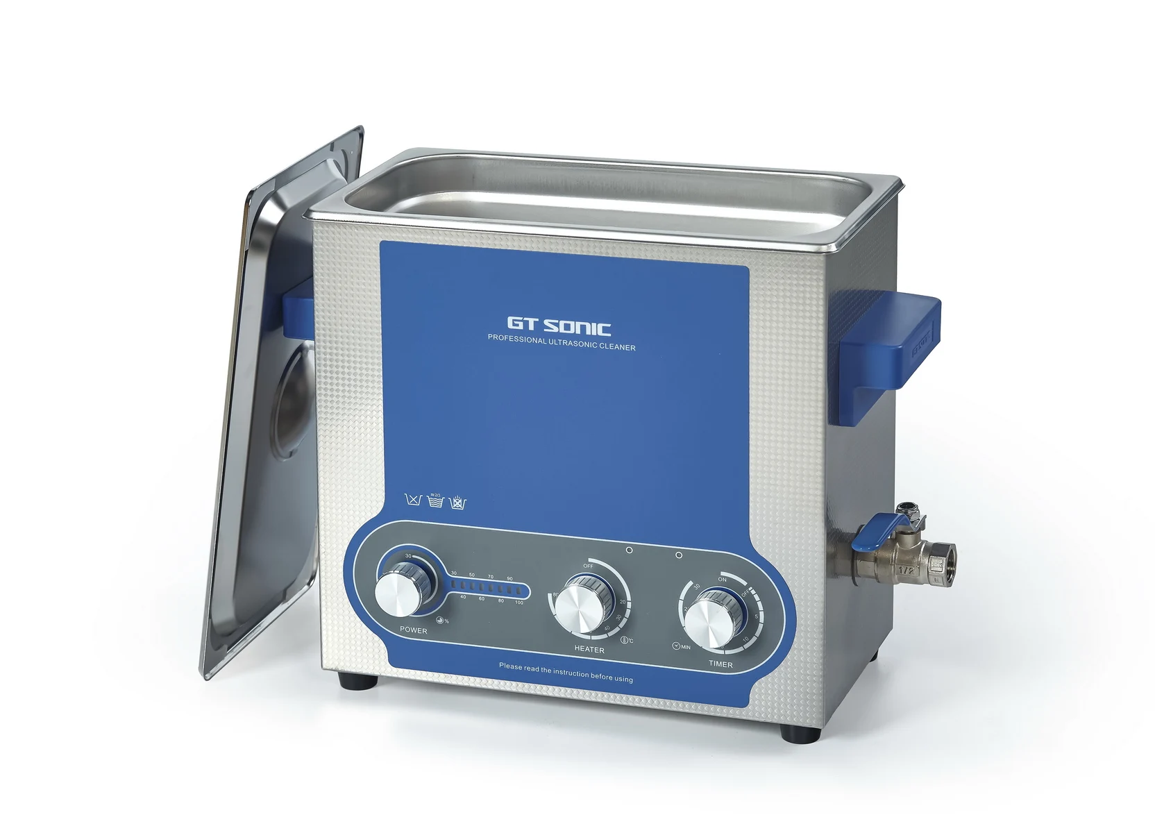 ce rohs 45-150 w 可调牙科超声波清洗机带定时器加热器