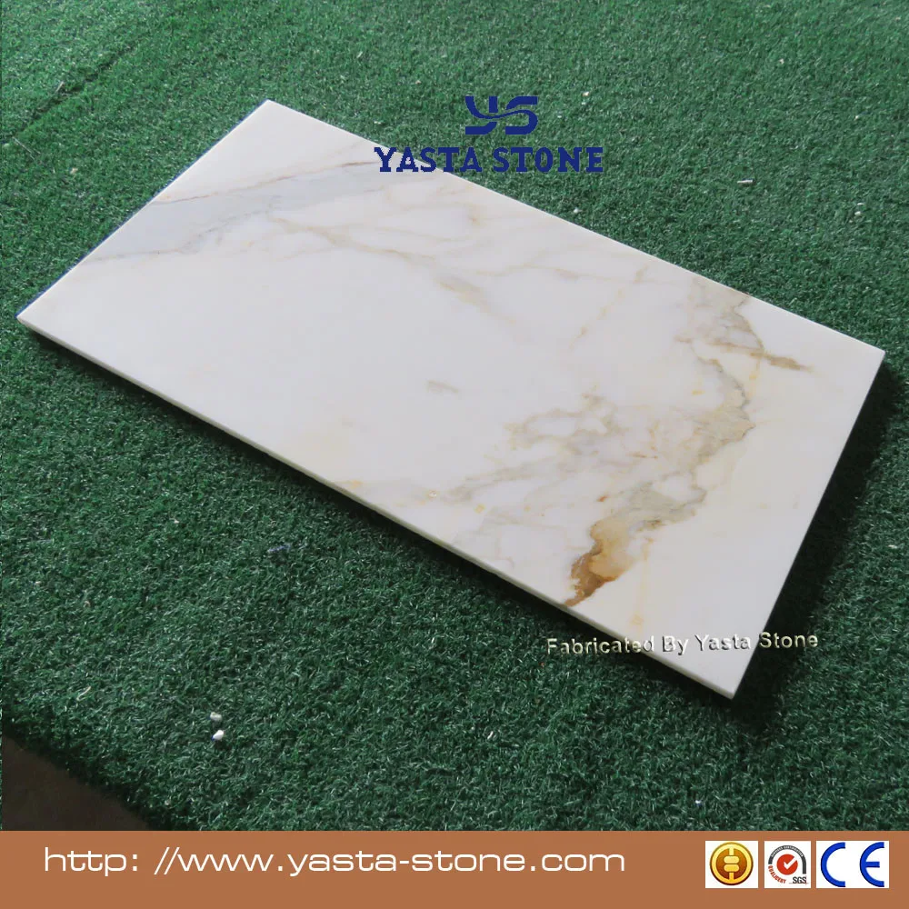 Calacatta Gold Yellow Vein White Marble Floor Tiles Buy Yellow Vein