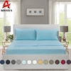 Amazon hot sale microfiber polyester bed sheet Queen size