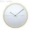12" High quality Decoration Wall Clock Japanese Style Modern Living Room Basswood Wooden clock for wholesale