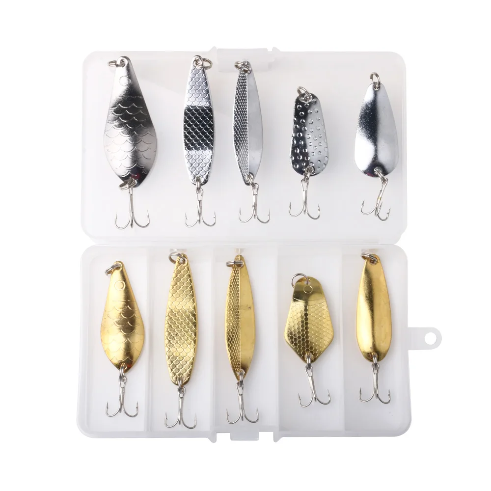 Spinner Spoon Lure Spinnerbait Peche Leurre Souple Fishing Lures Bait